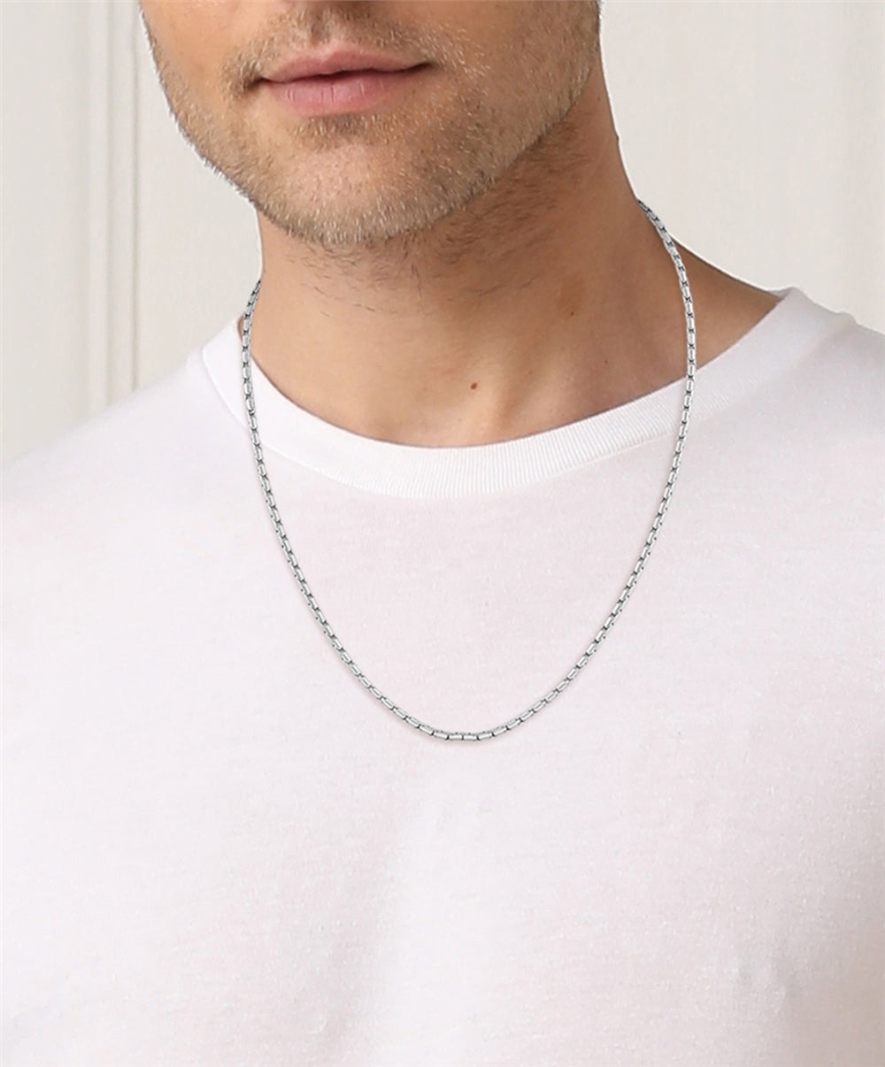 Boss Evan Silver Chain Necklace