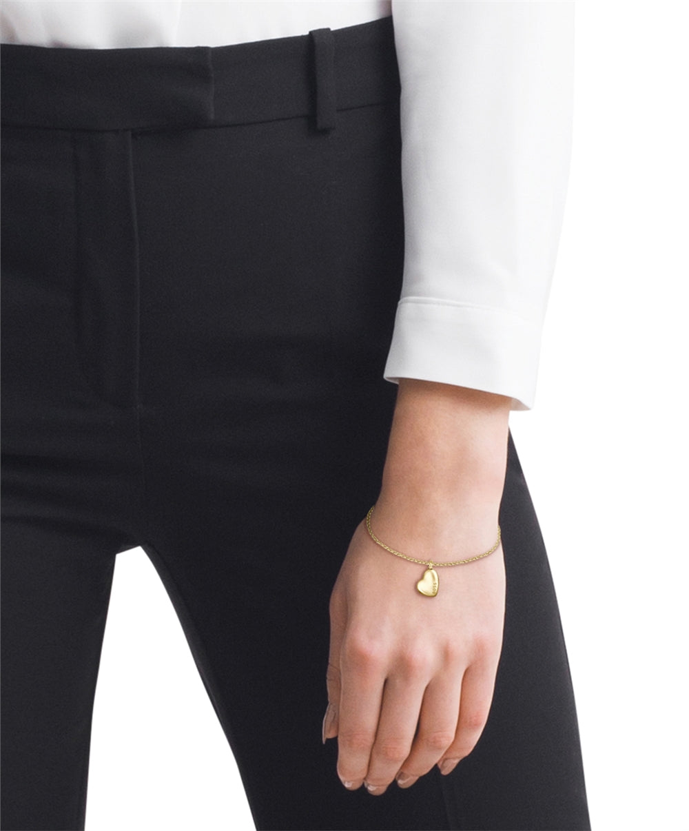 Boss Honey Gold Heart Bracelet