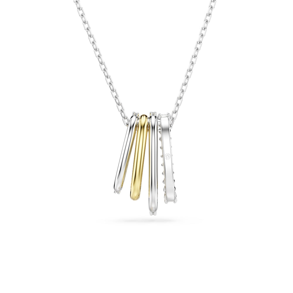Swarovski Hyperbola Mixed Metal Mixed Cut Crystals Necklace
