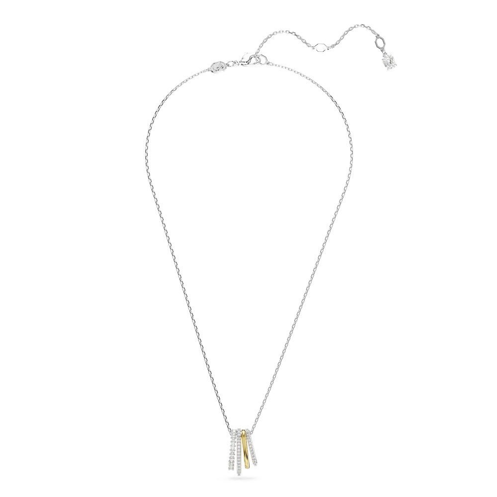 Swarovski Hyperbola Mixed Metal Mixed Cut Crystals Necklace