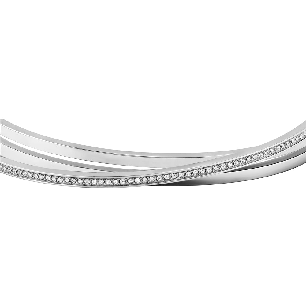 Boss Saya Steel CZ Bangle
