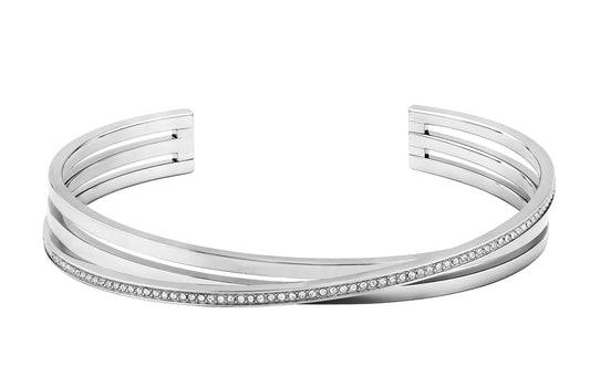Boss Saya Steel CZ Bangle