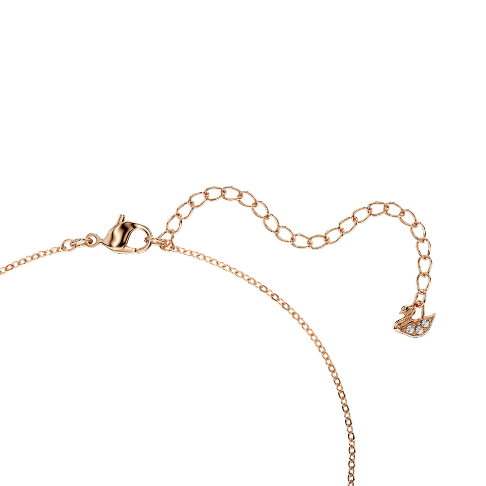 Swarovski Oval Rose Gold UNA Pendant Necklace