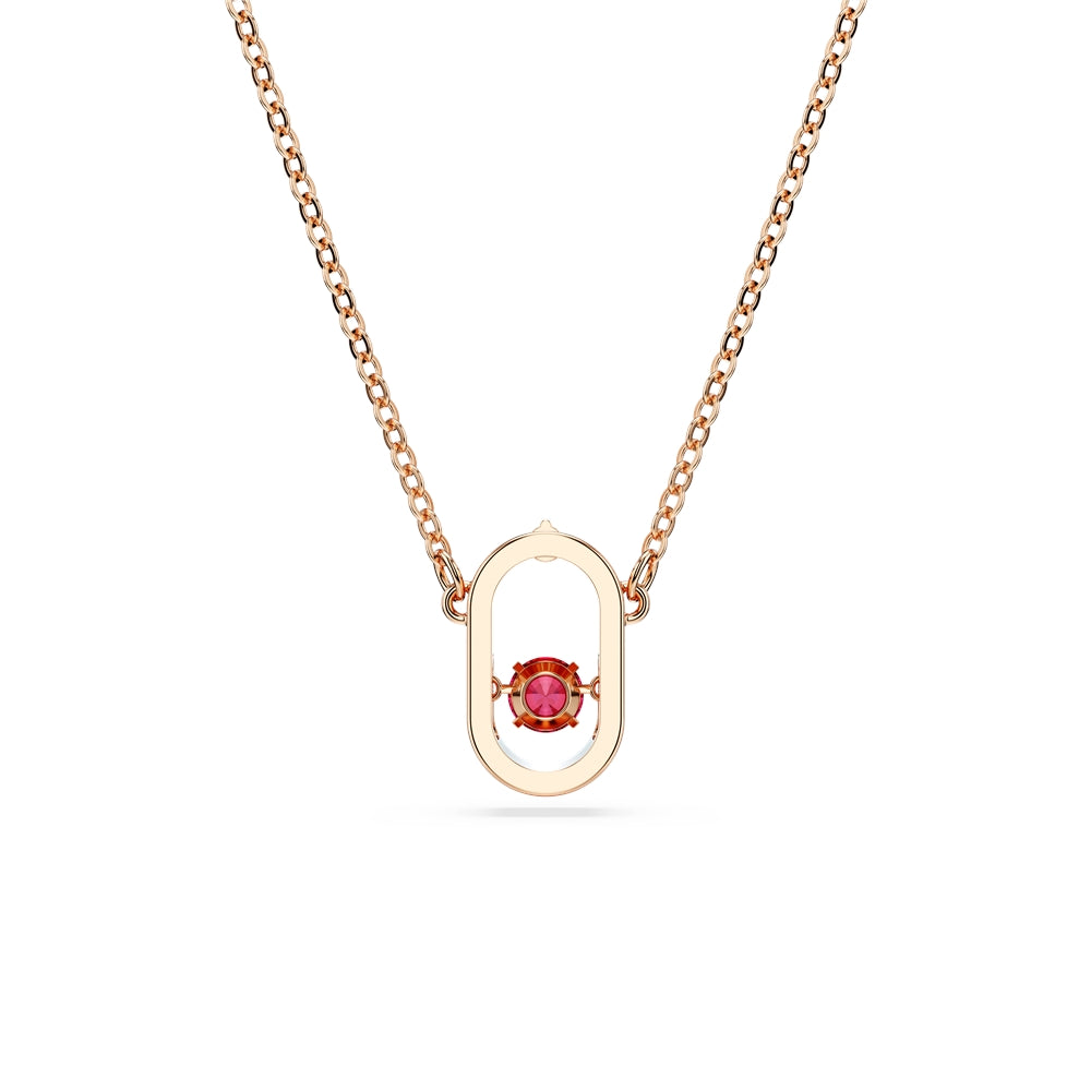Swarovski Oval Rose Gold UNA Pendant Necklace