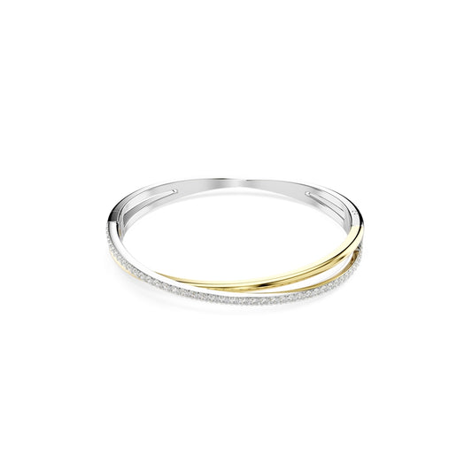 Swarovski Hyperbola Mixed Metal Round Crystal Bangle