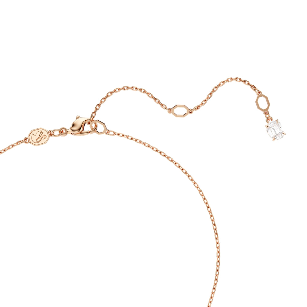 Swarovski Hyperbola Rose Gold Mixed Cuts Necklace