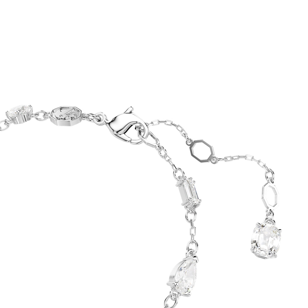 Swarovski Idyllia Rhodium Plated Mixed Cuts Snowflake Bracelet