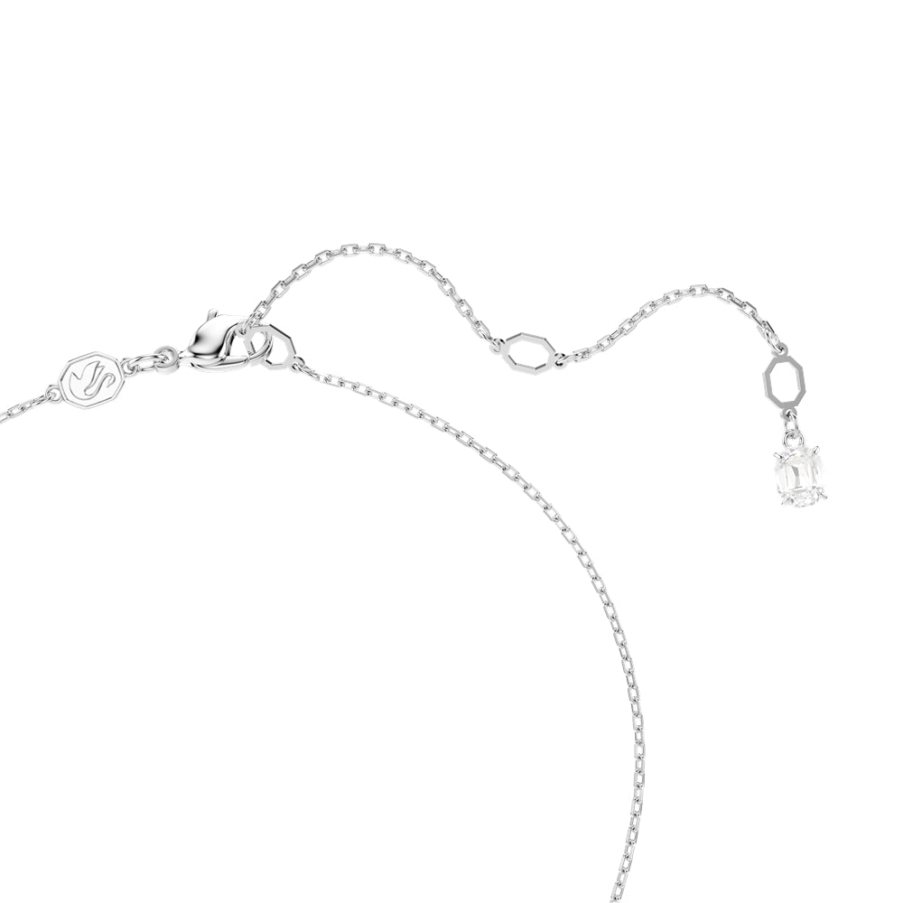 Swarovski Idyllia Rhodium Plated Mixed Cuts Snowflake Necklace