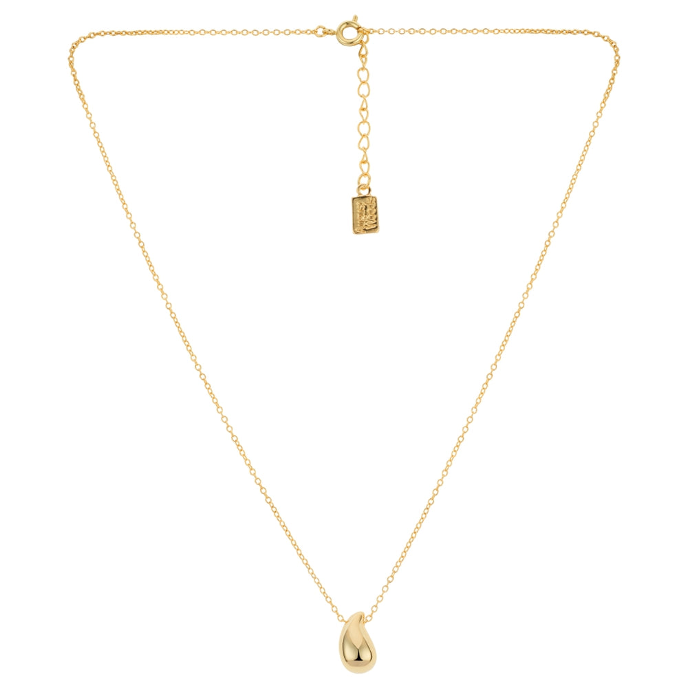 August Woods Gold Teardrop Pendant Necklace