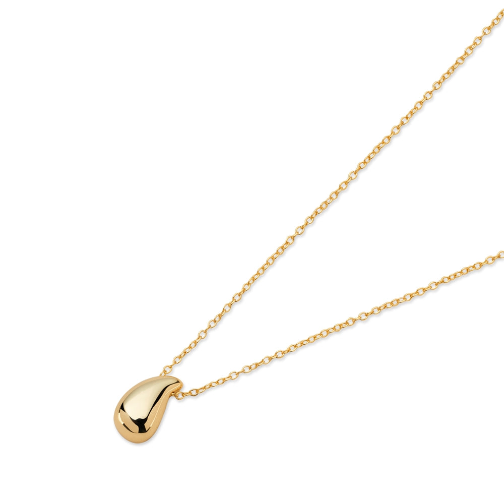 August Woods Gold Teardrop Pendant Necklace