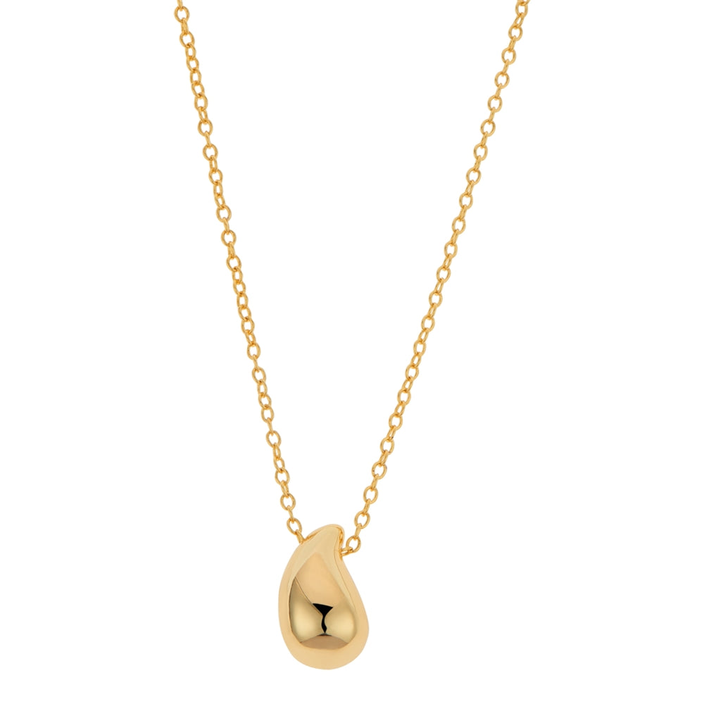 August Woods Gold Teardrop Pendant Necklace