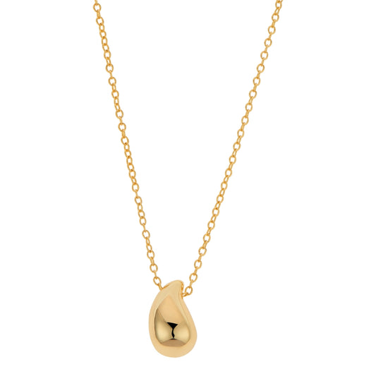 August Woods Gold Teardrop Pendant Necklace