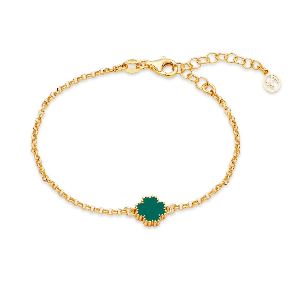 Gold Clover Bracelet