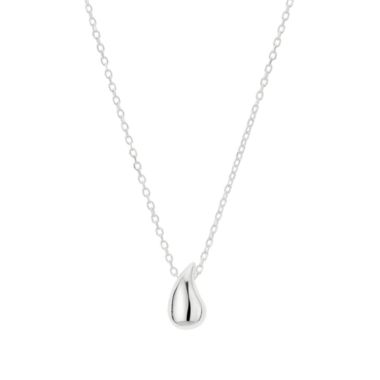 Argento Silver Teardrop Pendant Necklace