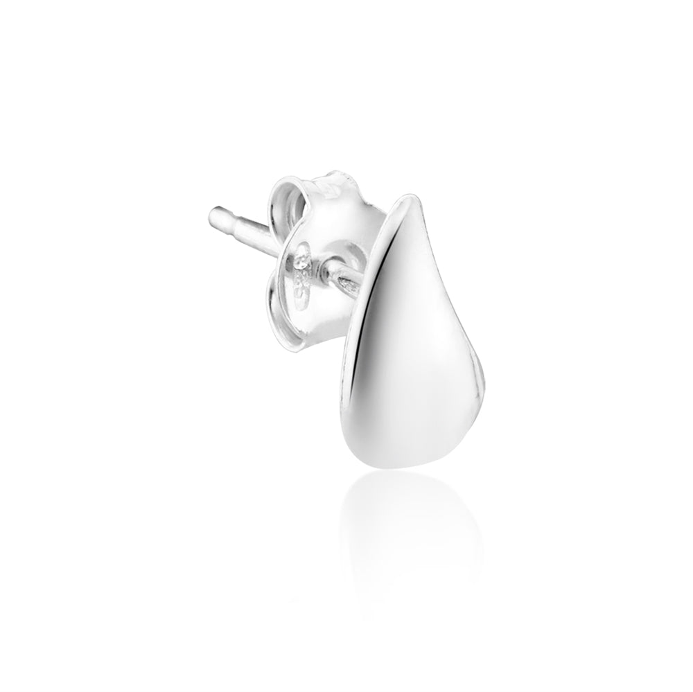 Argento Silver Teardrop Stud Earrings