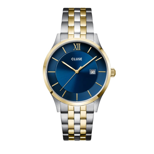 CLUSE Gold Mix Aravis Blue Dial Watch