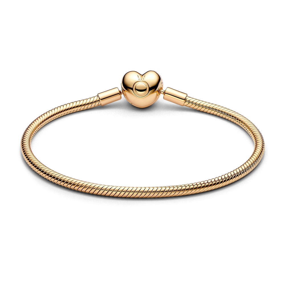 Pandora Gold Moments Heart Clasp Bracelet