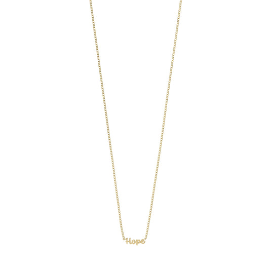 Pilgrim Gold Hope Recycled Necklace
