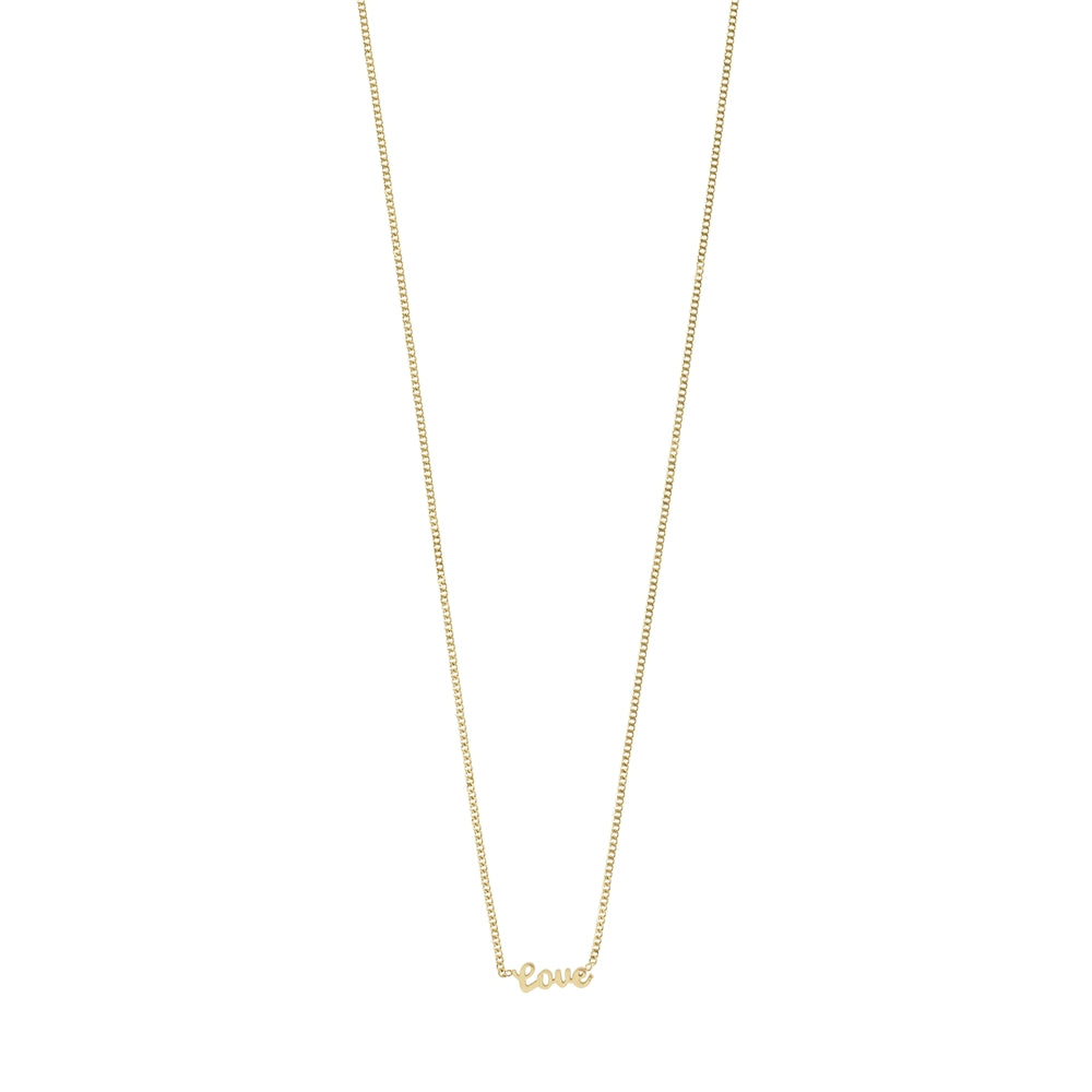Pilgrim Gold Love Recycled Necklace