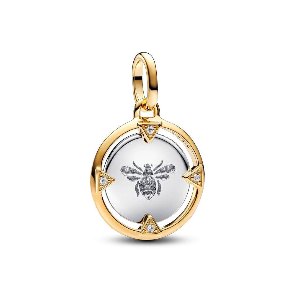 Pandora Gold Bee Medallion Charm