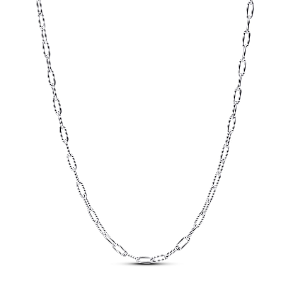 Pandora Silver Elongated Link Chain Necklace