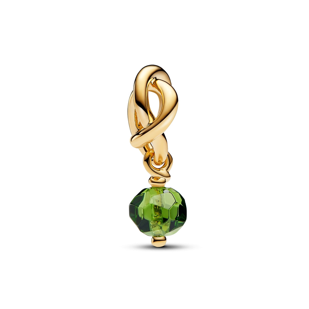 Pandora Gold August Eternity Circle Dangle Charm