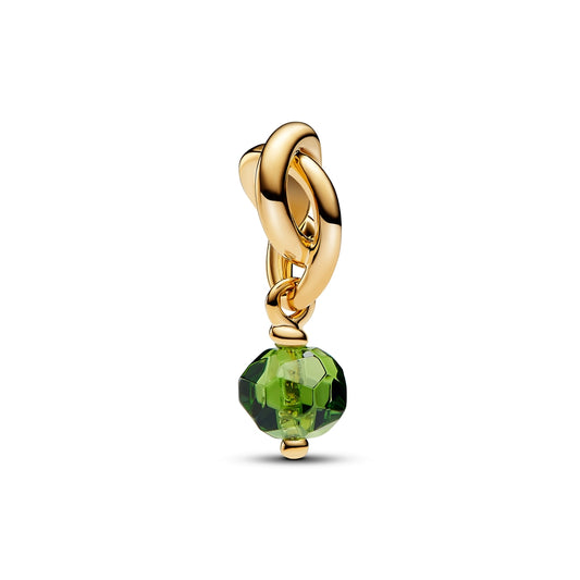 Pandora Gold August Eternity Circle Dangle Charm