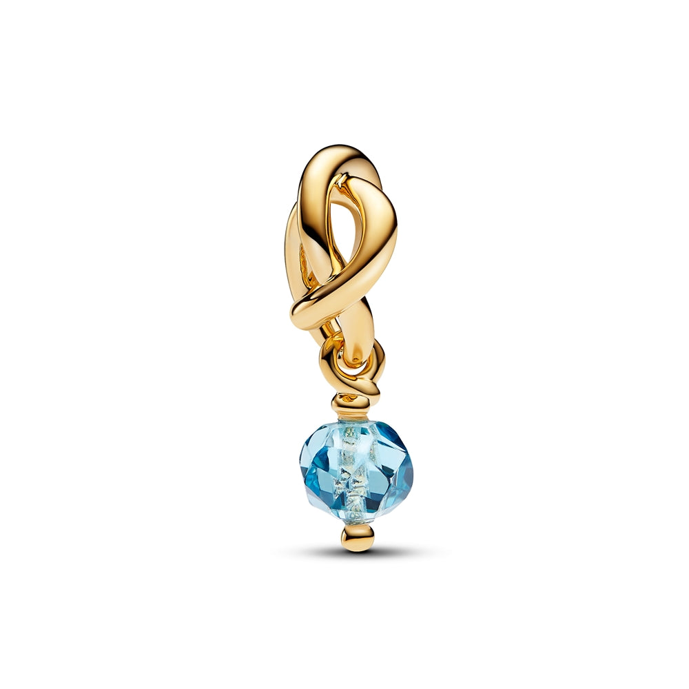 Pandora Gold March Eternity Circle Dangle Charm