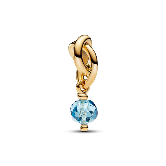Pandora Gold March Eternity Circle Dangle Charm