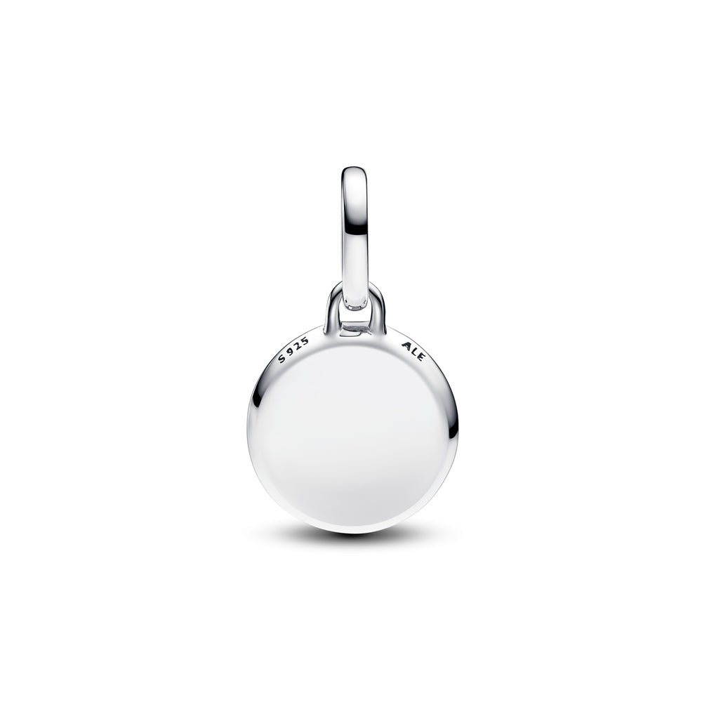 Pandora Red Murano Glass Engravable Mini Medallion Charm