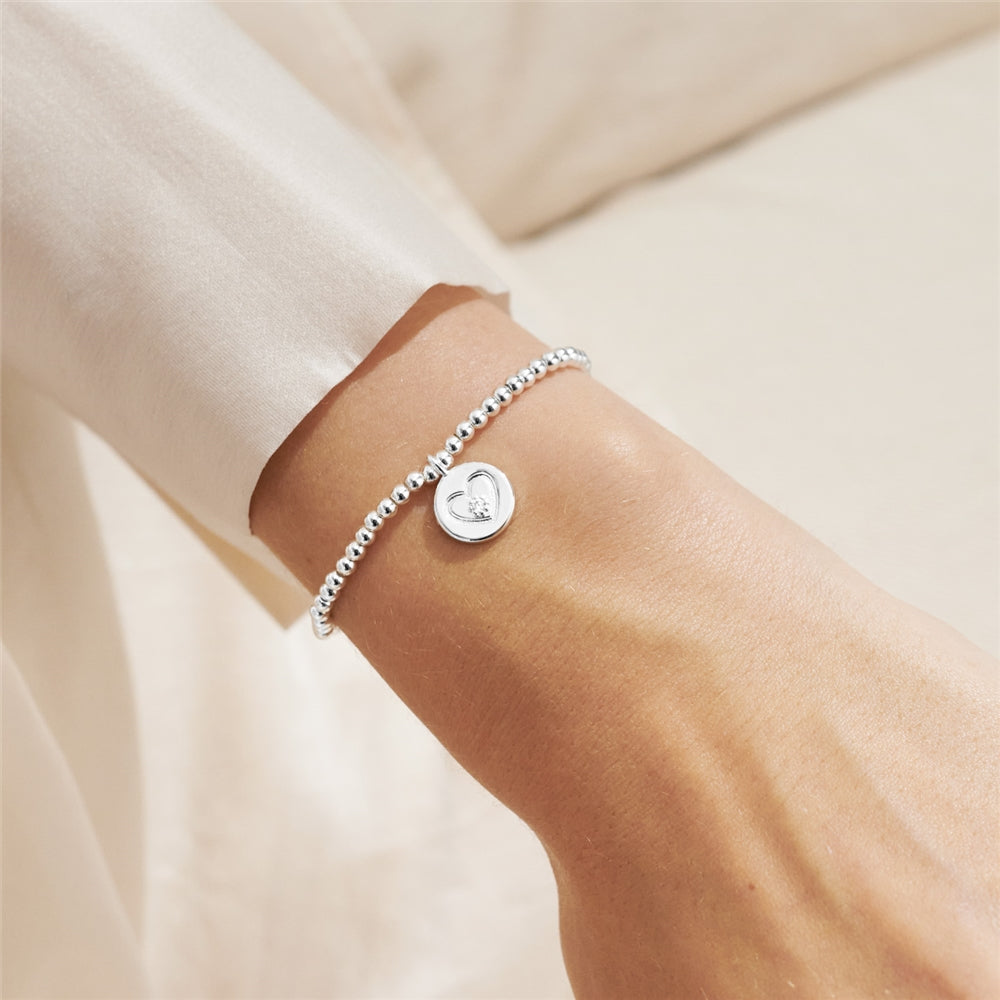 Joma Boxed Christmas Cracker With Love Heart Bracelet