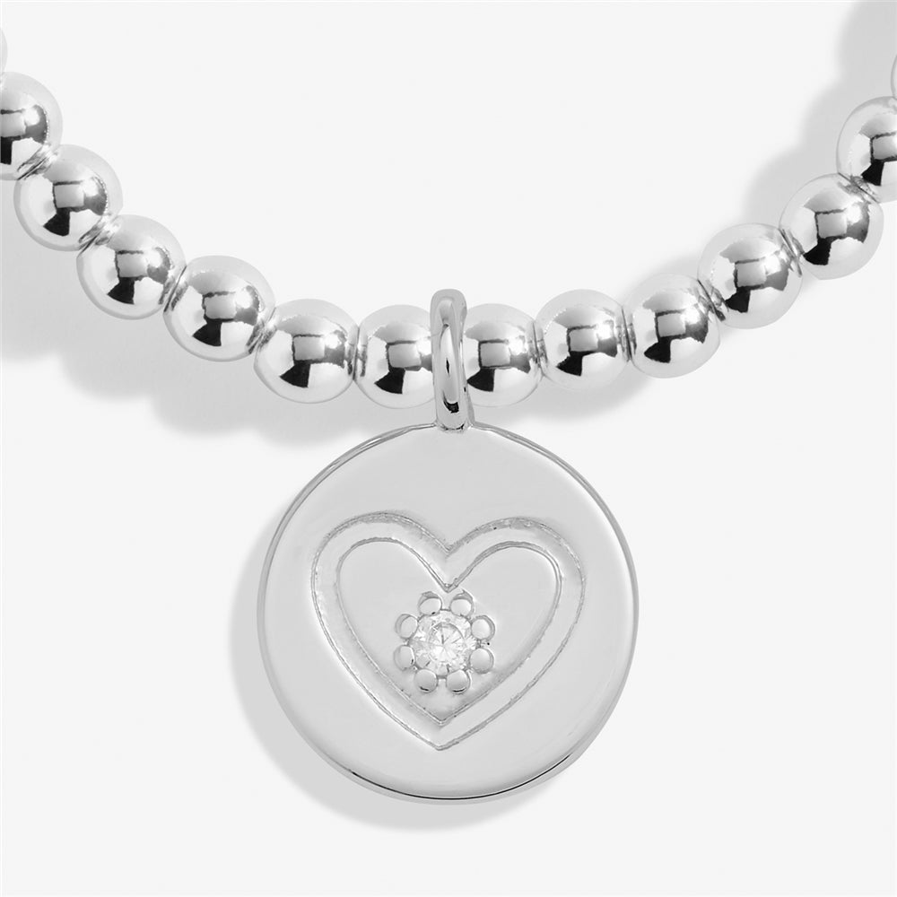 Joma Boxed Christmas Cracker With Love Heart Bracelet