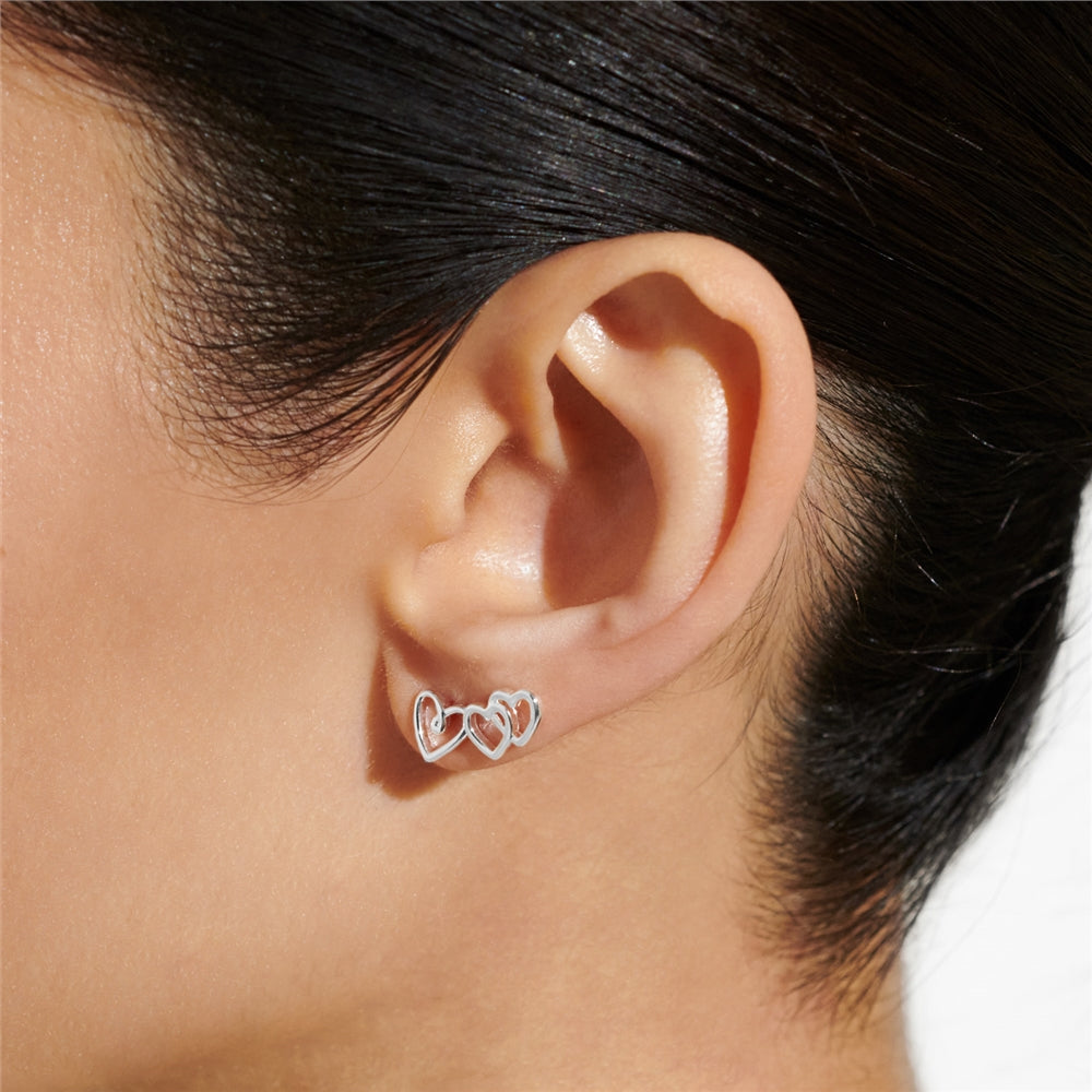 Joma Boxed Friendship Heart Studs