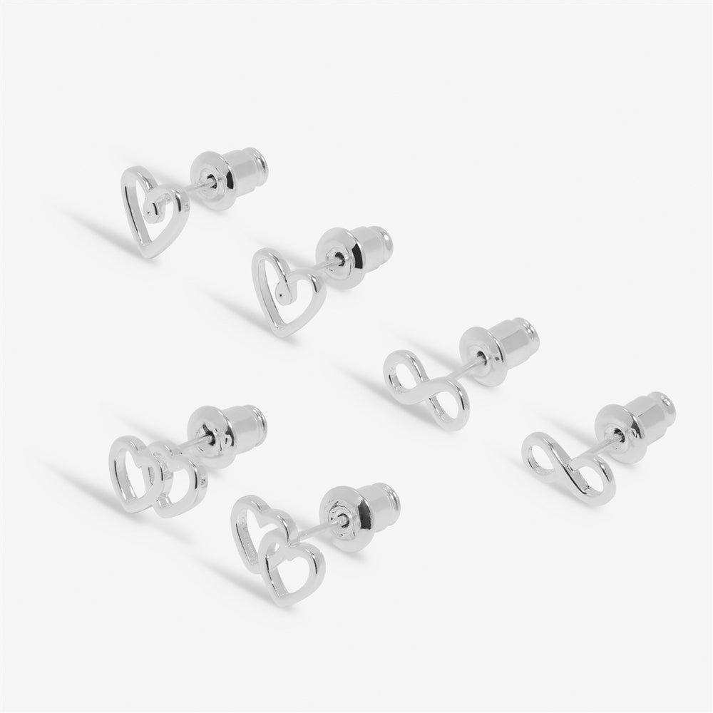 Joma Boxed Friendship Heart Studs