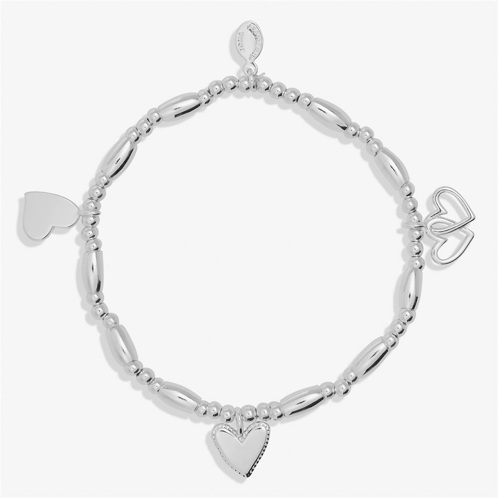 Joma Boxed Love Hearts Charms Bracelet