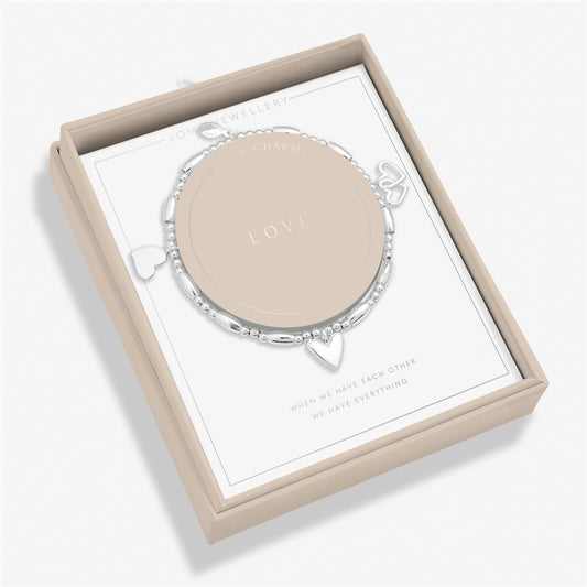 Joma Boxed Love Hearts Charms Bracelet