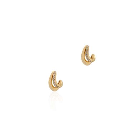 Seek + Find Courage Gold Earrings