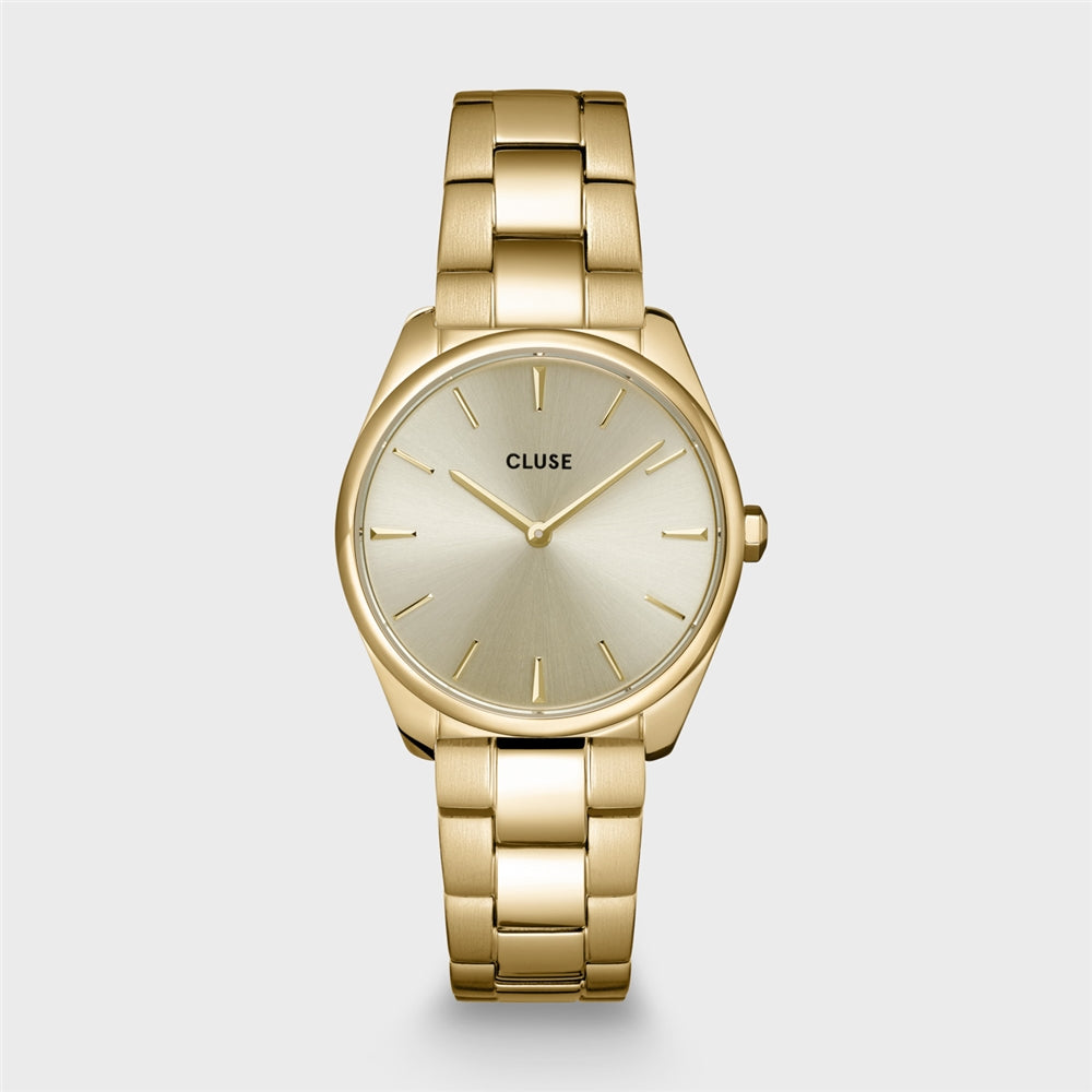 CLUSE Gold Feroce Petite Gold Dial Watch