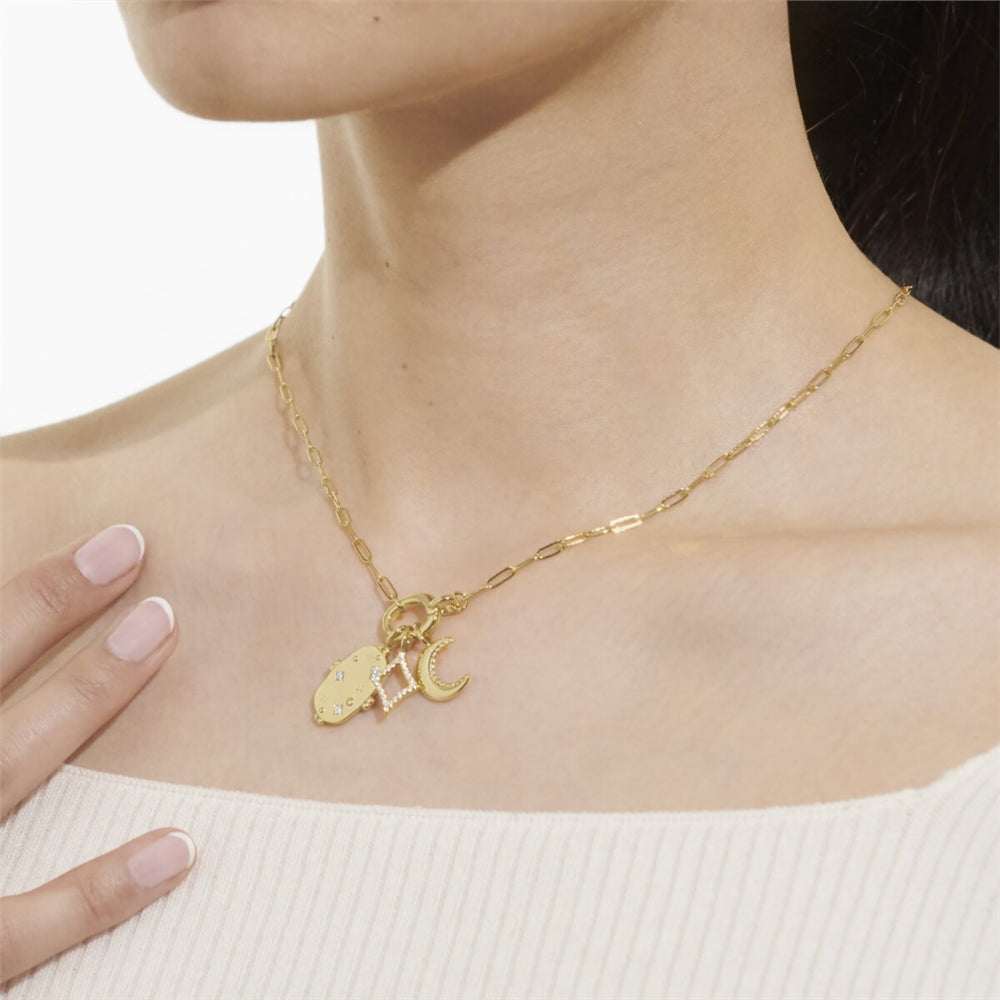Joma Gold Little Links Celestial Charm Necklace