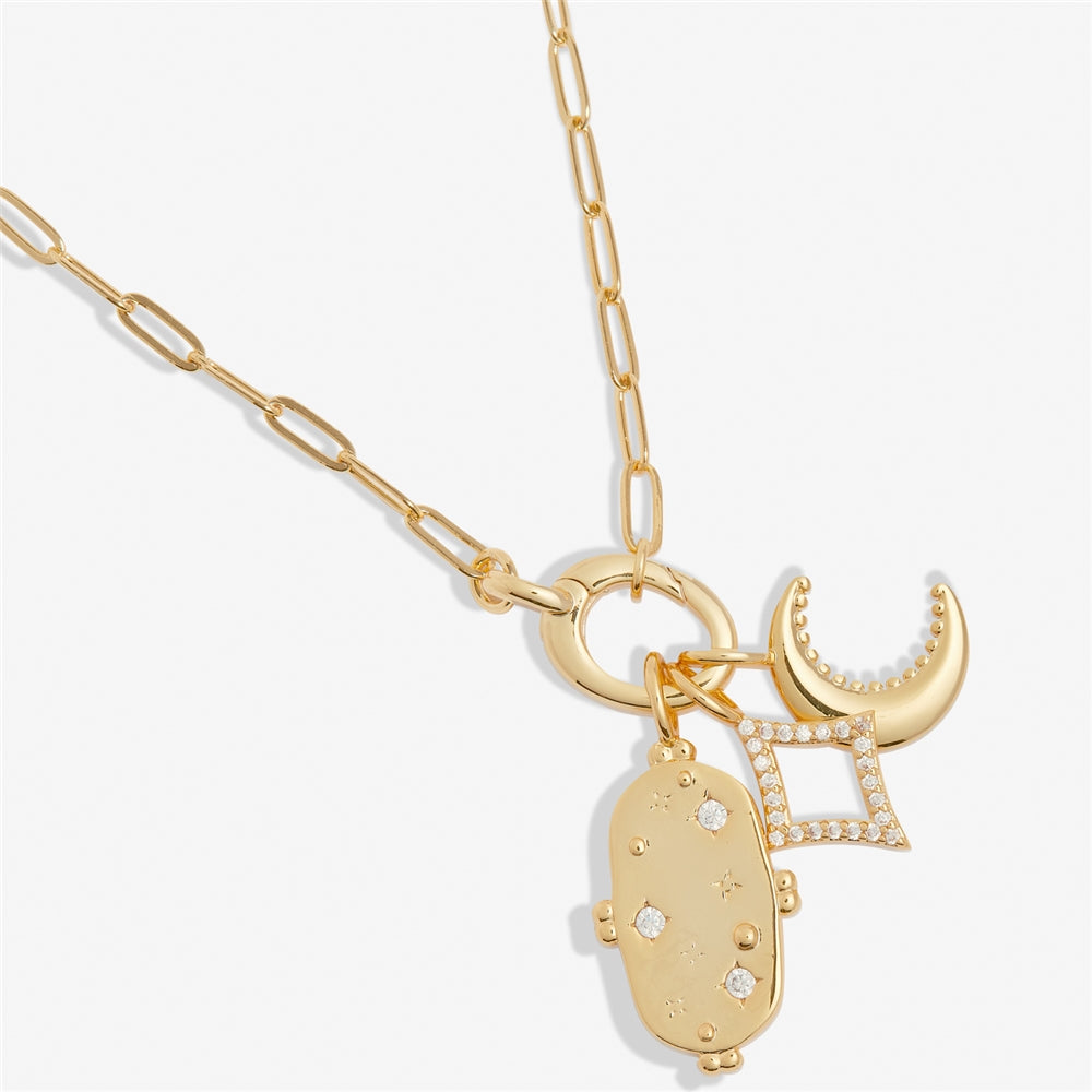 Joma Gold Little Links Celestial Charm Necklace