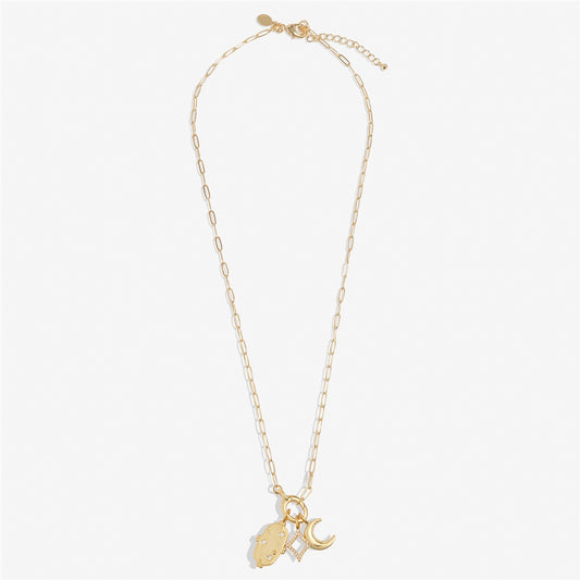 Joma Gold Little Links Celestial Charm Necklace