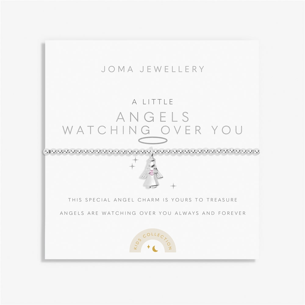 Joma Silver A Little Angel's Watching Over You Children's Bracelet