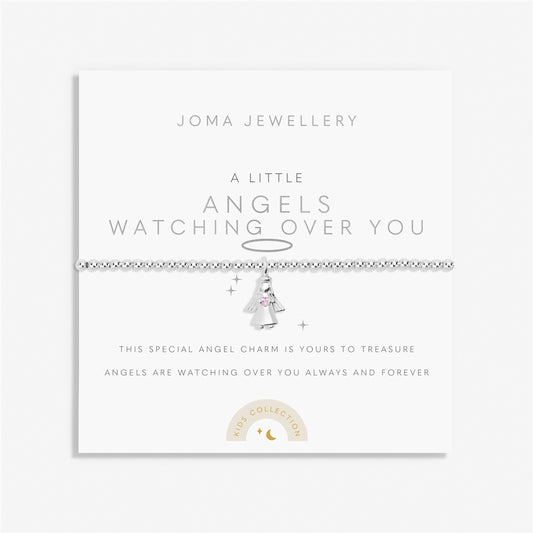 Joma Silver A Little Angel's Watching Over You Children's Bracelet
