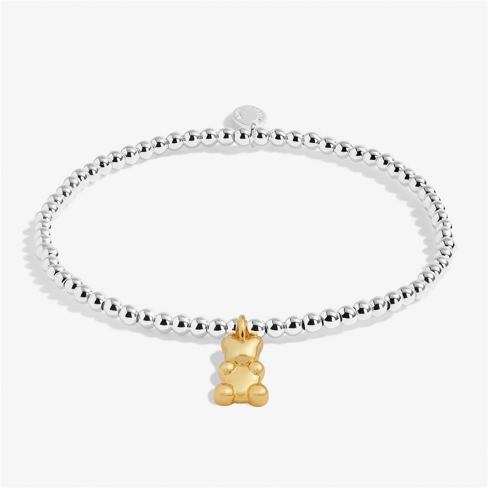 Joma Gold A Little Oh So Sweet Bear Children's Bracelet