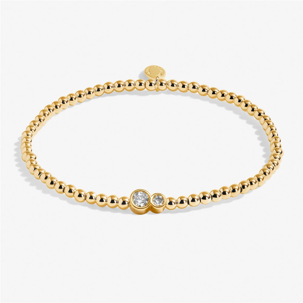 Joma Gold Share Happiness Thick and Thin Bracelet