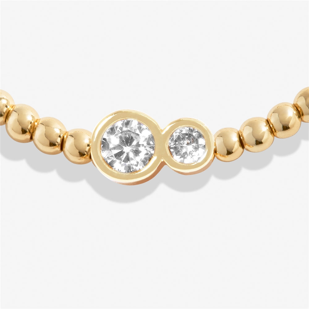 Joma Gold Share Happiness Thick and Thin Bracelet