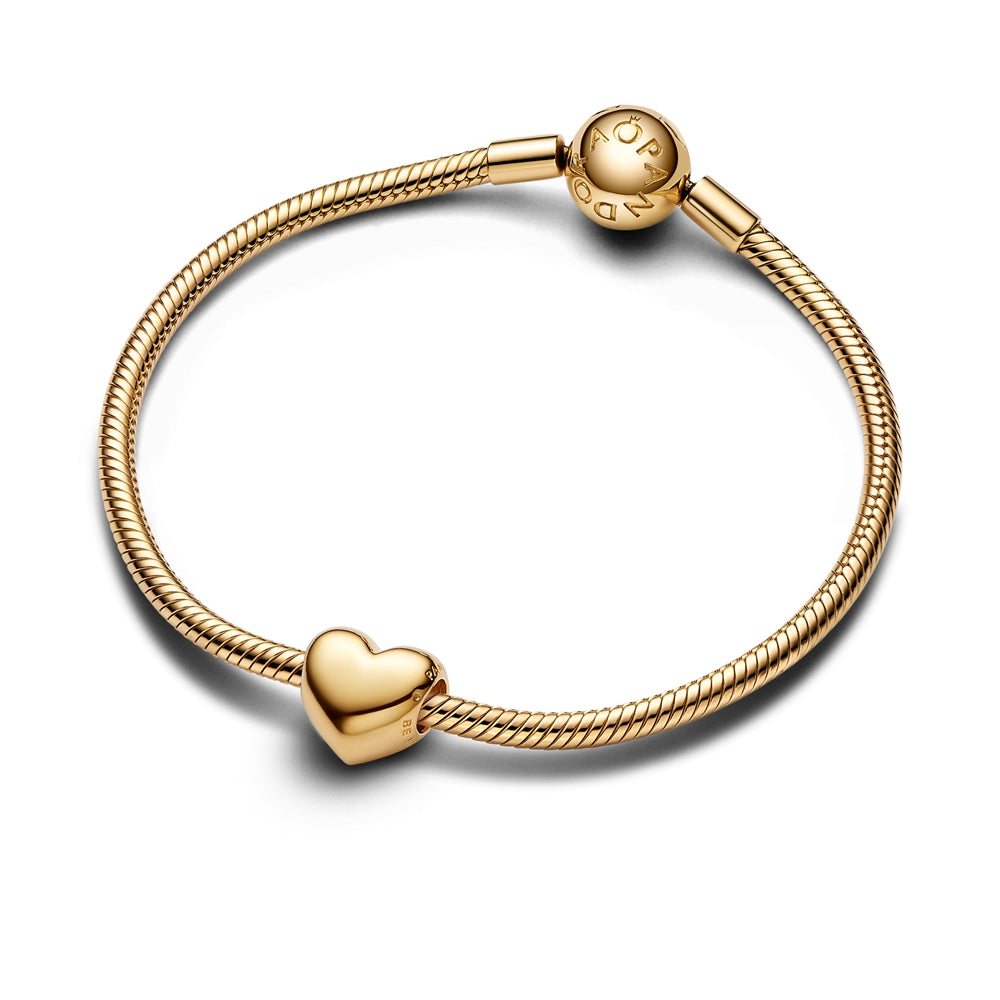 Pandora Gold Be Love Engravable Heart Charm