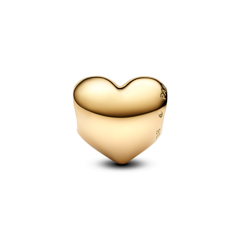 Pandora Gold Be Love Engravable Heart Charm