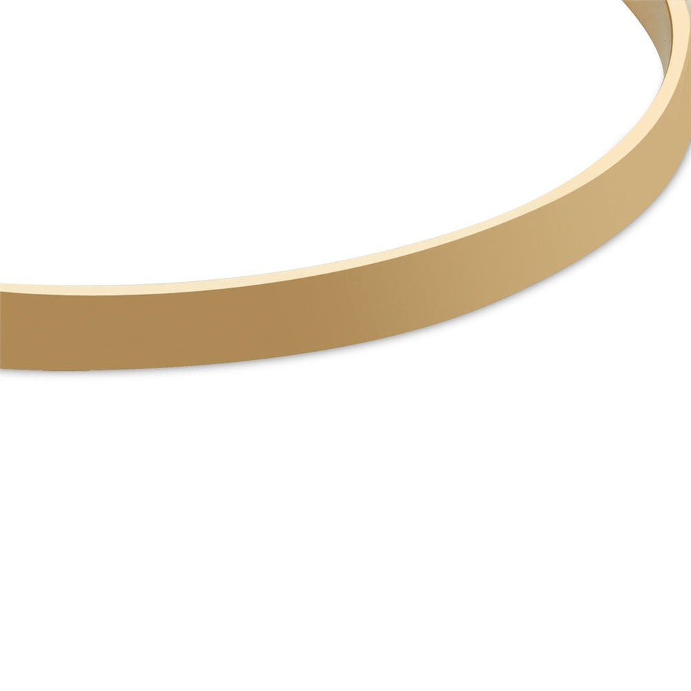 Over & Over Gold Plain Stainless Steel Bangle