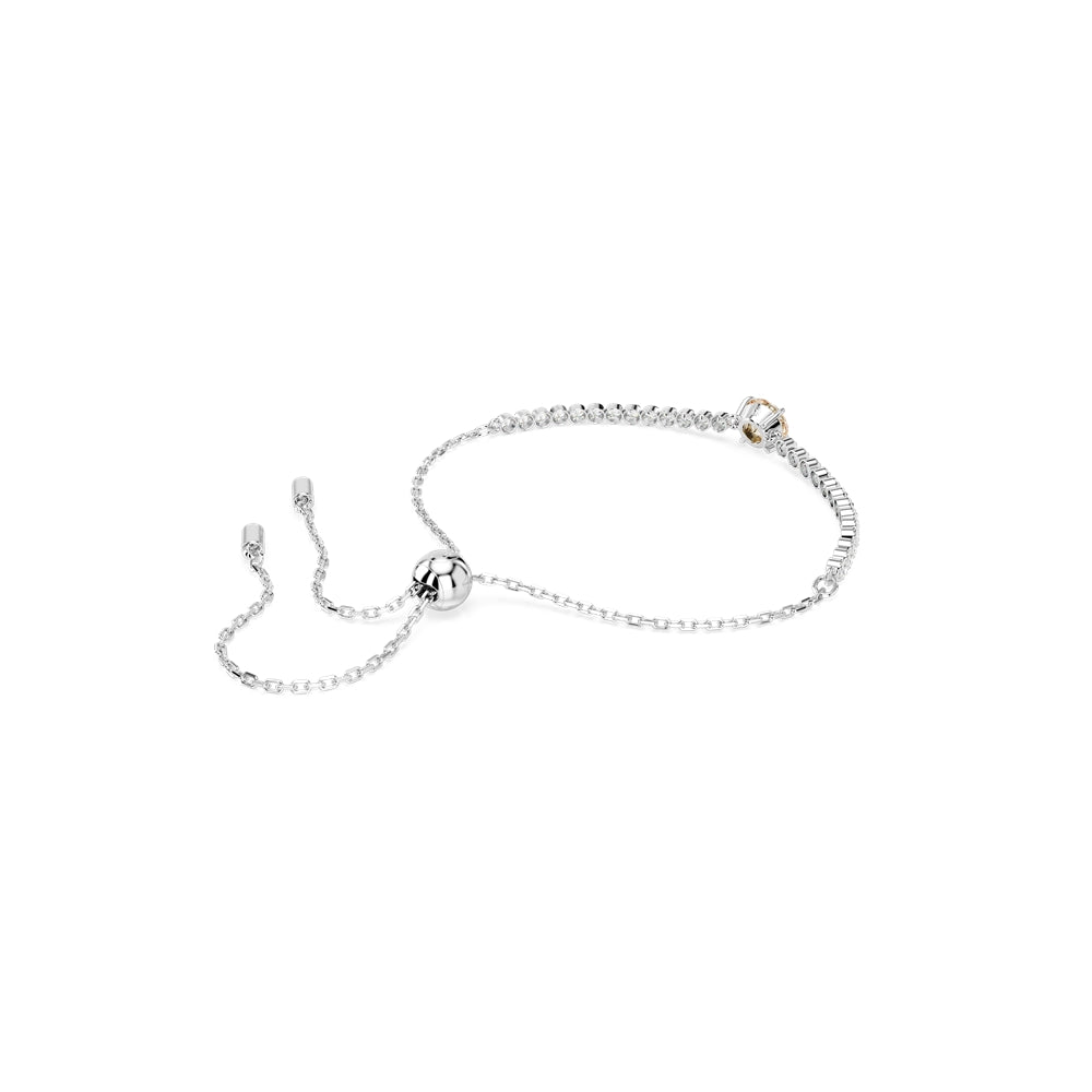 Swarovski Matrix Tennis Rhodium White and Yellow Mixed Cuts Bracelet